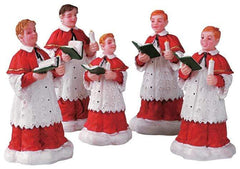 Lemax Figurine Lemax Christmas Village Figurine, The Choir, Set of 5