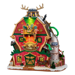 Lemax Lighted Buildings Lemax Santa`s Reindeer Training Academy, B/O (4.5V) *Pre-Order*