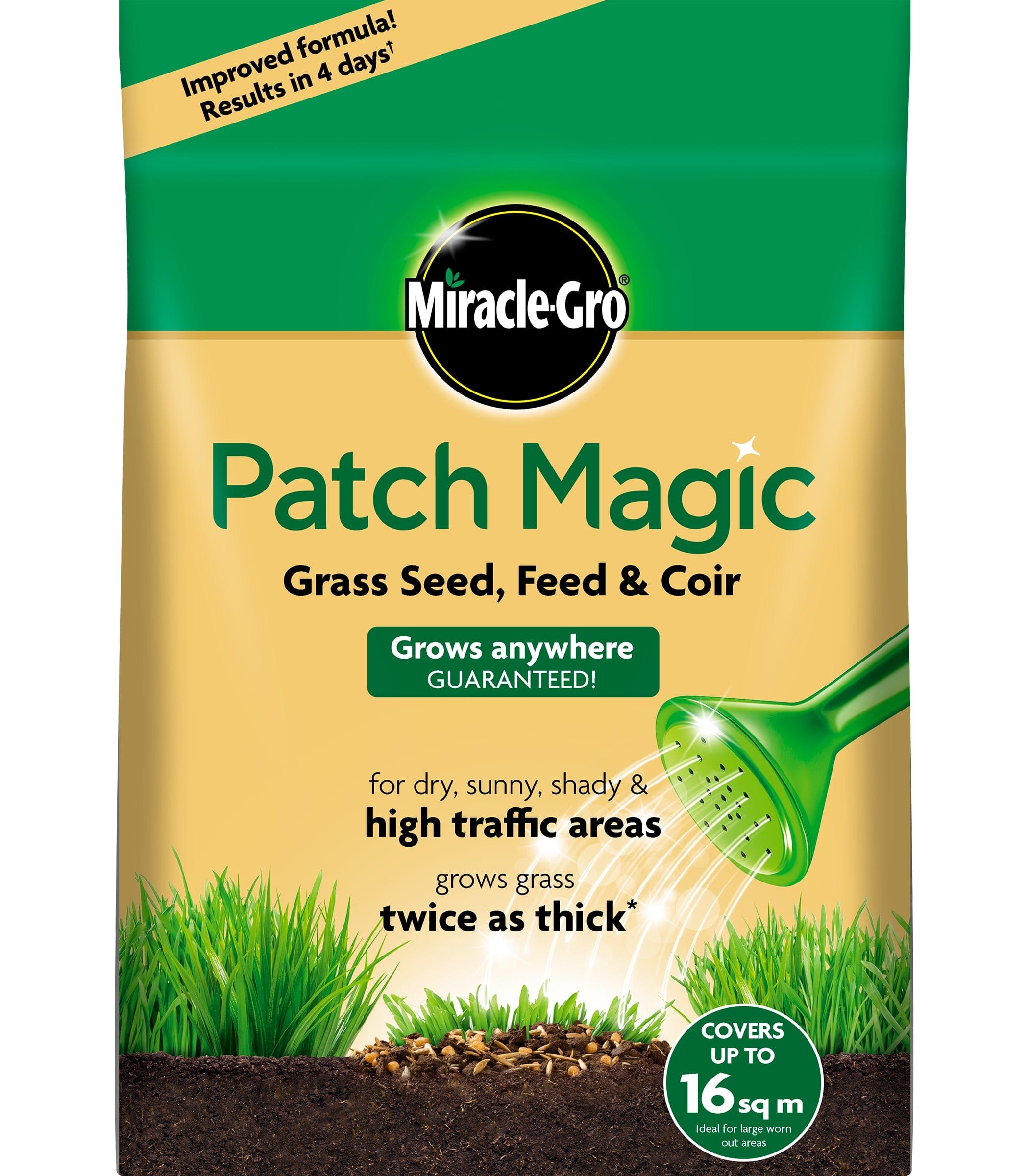 Miracle Gro Lawn Patch Repair Miracle-Gro Patch Magic Grass Seed 16m2