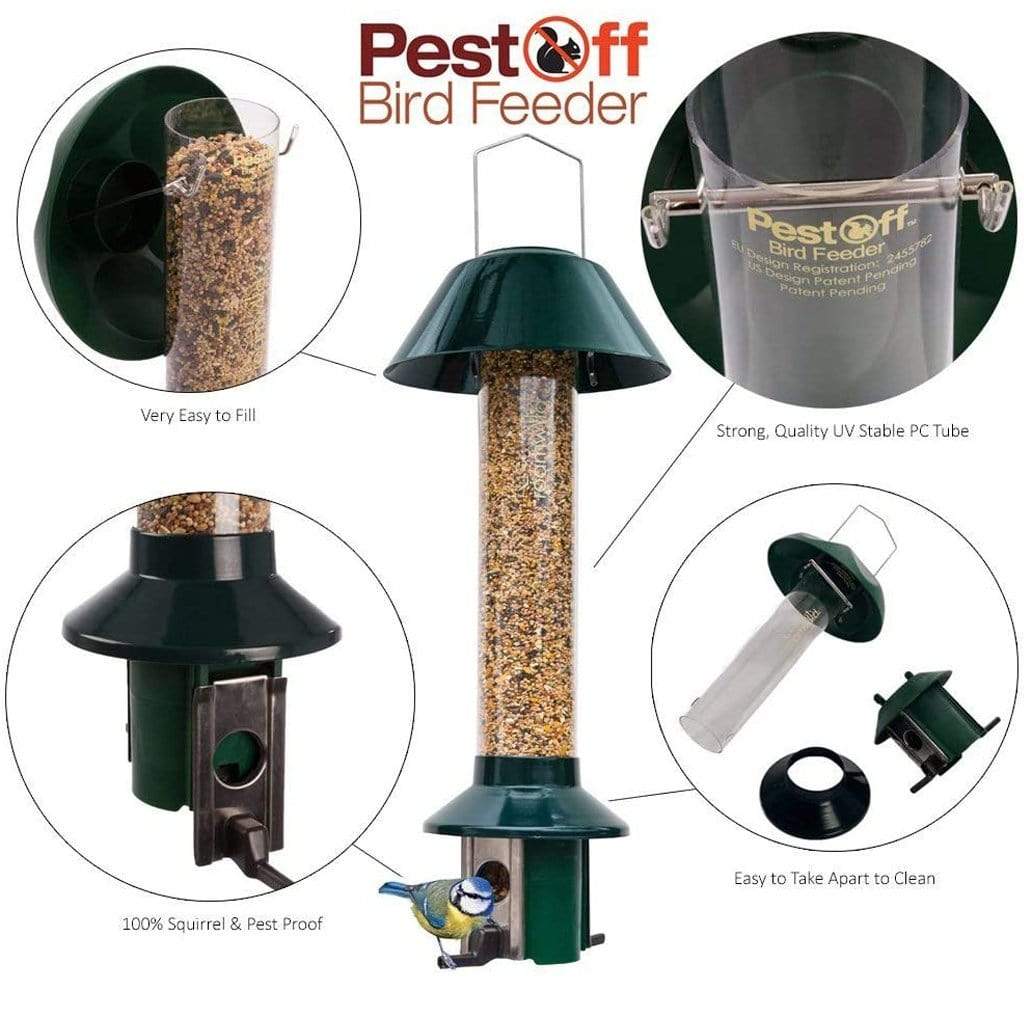 Roamwild Pestoff Squirrel Proof Wild Bird Seed Feeder – Trowell Garden ...