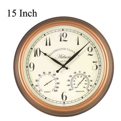 Smart Garden Clocks 15 inch Smart Garden Astbury Wall Clock & Thermometer 12in, 15in