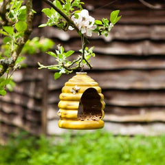 ChapelWood Bird Feeders Dark Yellow Smart Garden Chapelwood Ceramic Beehive Feeder