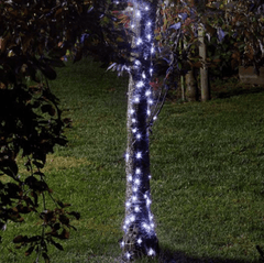 Smart Solar Outdoor lighting Smart Solar Firefly String Lights 100 Cool White