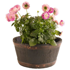 Strata Products Pots & Planters Strata Round Oakwood Barrel Planter 50cm