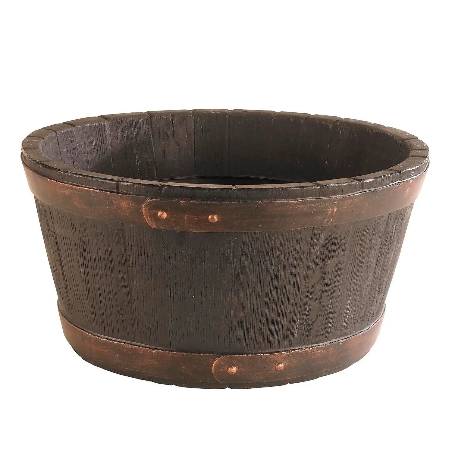 Strata Products Pots & Planters Strata Round Oakwood Barrel Planter 50cm