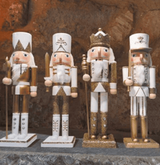 Three Kings Christmas Decor Three Kings Christmas Nutcracker Gold/White