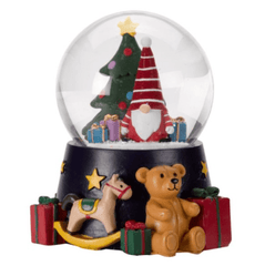 Three Kings Christmas Decor Three Kings Festive Musical Gonk SnowSphere 10cm