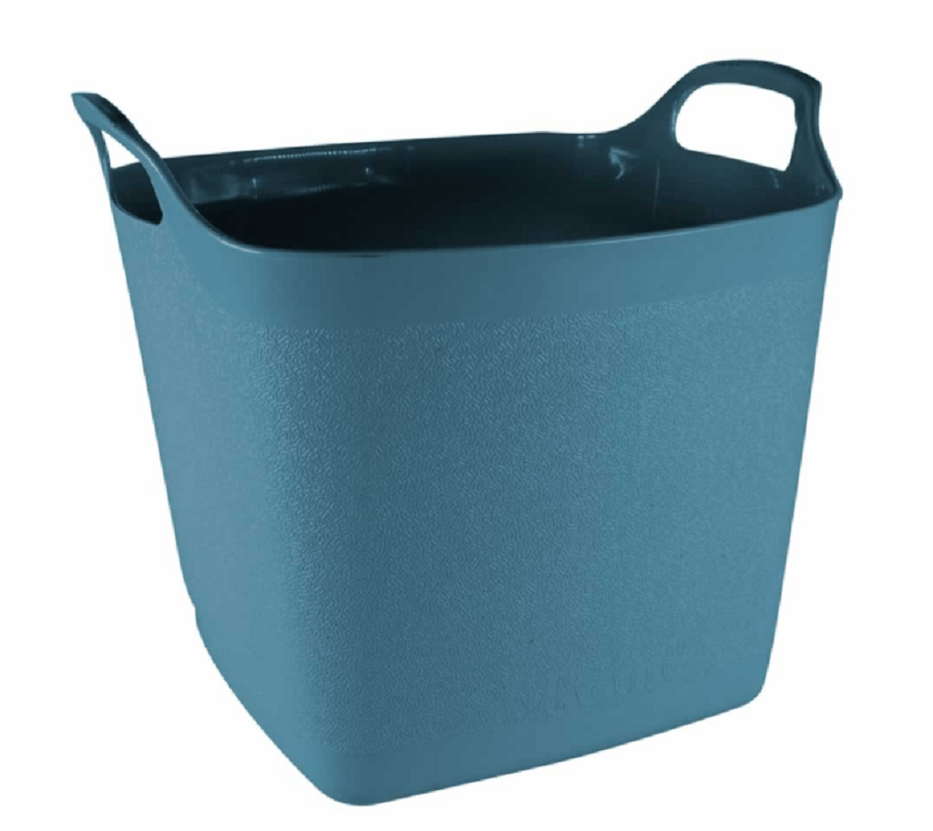 Barrus Storage Bins Town & Country Square Plastic Flexi-Tub Blue 25L