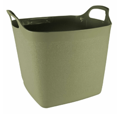 Barrus Storage Bins Town & Country Square Plastic Flexi-Tub Green 40L