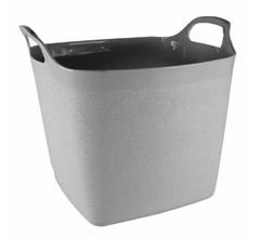 Barrus Storage Bins Town & Country Square Plastic Flexi-Tub Grey 15L