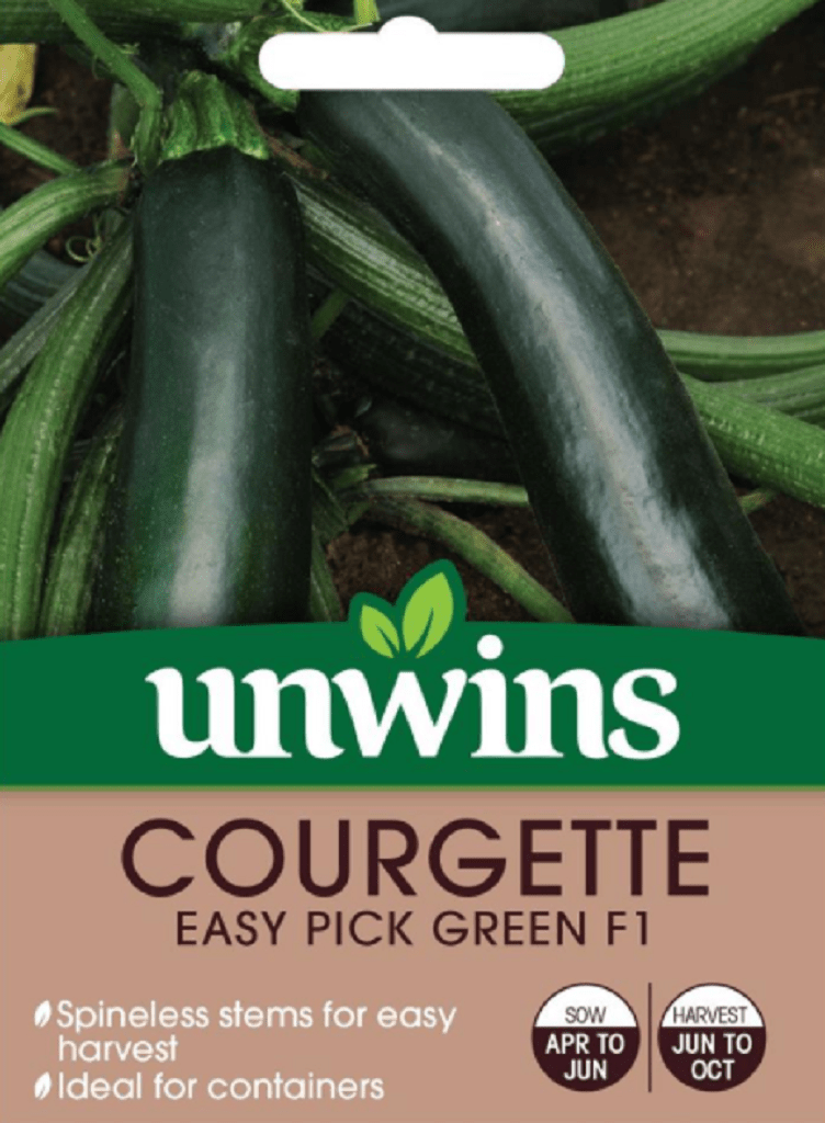 Unwins Courgette Seeds Unwins Courgette Easy Pick F1 Seeds