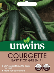 Unwins Courgette Seeds Unwins Courgette Easy Pick F1 Seeds