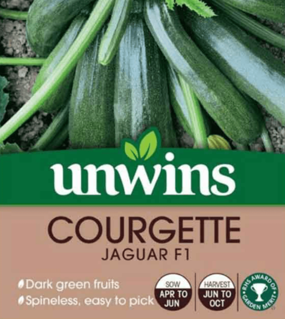 Unwins Courgette Seeds Unwins Courgette Jaguar F1 Seeds