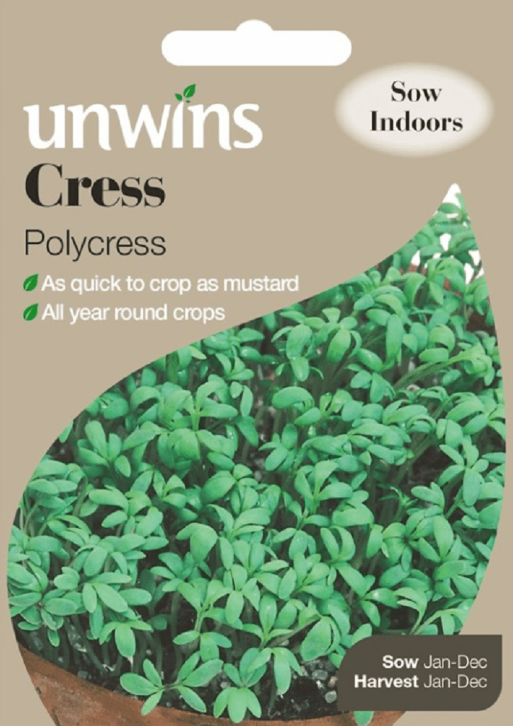 Unwins Cress Seeds Unwins Cress Polycress Seeds