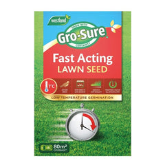 Westland Horticulture Lawn Seed Westland Gro-Sure Fast Acting Lawn Seed 80m2