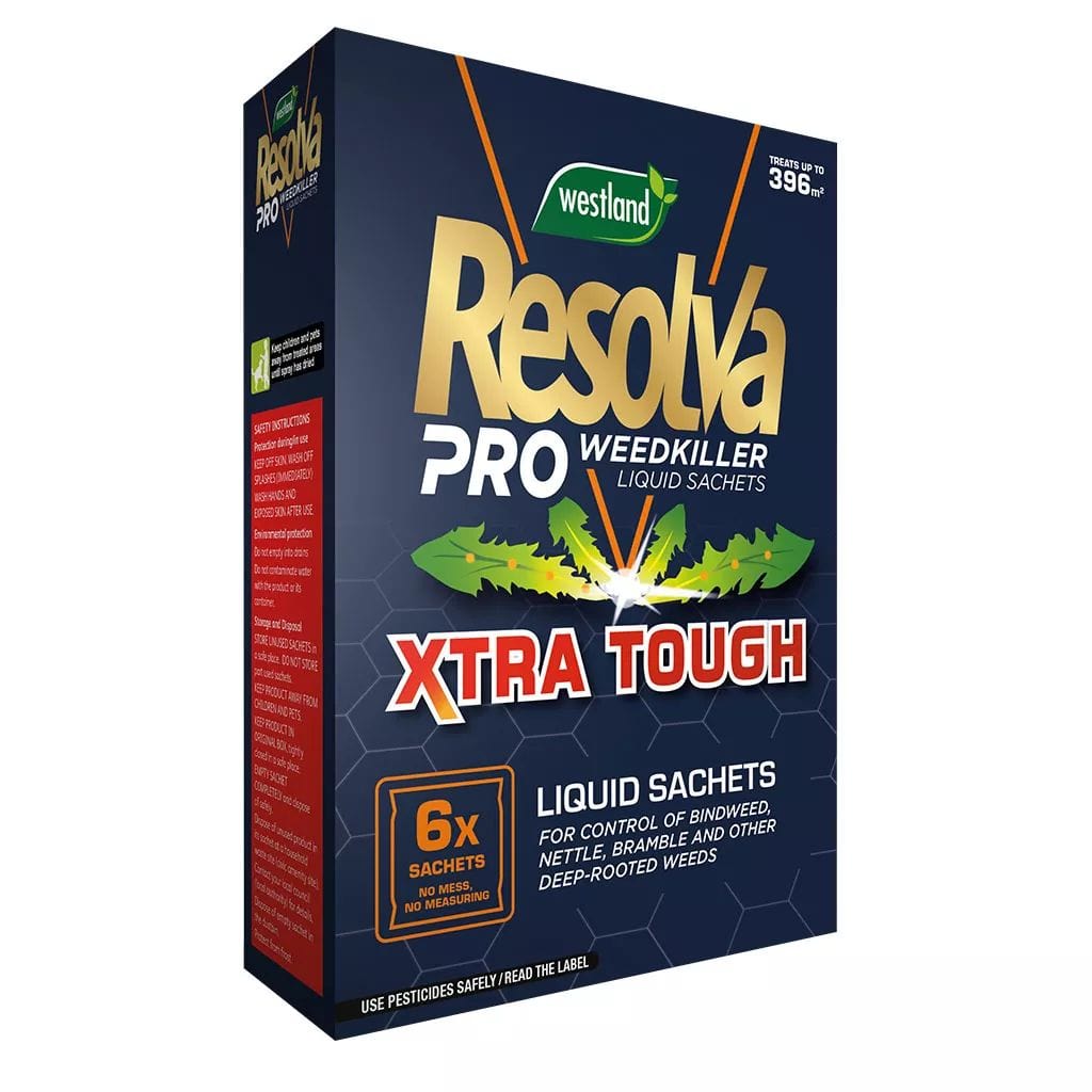 Resolva Weed Control Westland Resolva Pro Xtra Tough Liquid Sachets 6 x 100ml