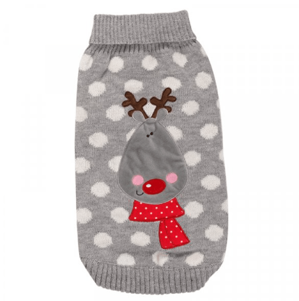 Zoon Polka Rudolph Dog Jumper – Trowell Garden Centre